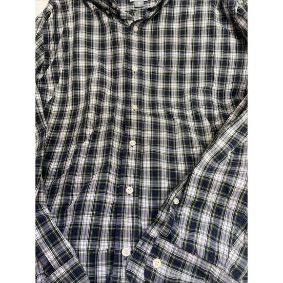 Men’s Old Navy XL Slim Fit Button Up Plaid Shirt In Excellent Condition - Picture 3 of 5